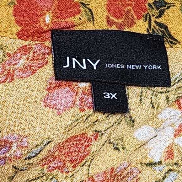 Jones‎ New York orange and red floral boho blouse plus size 3X New!!! - Picture 8 of 8